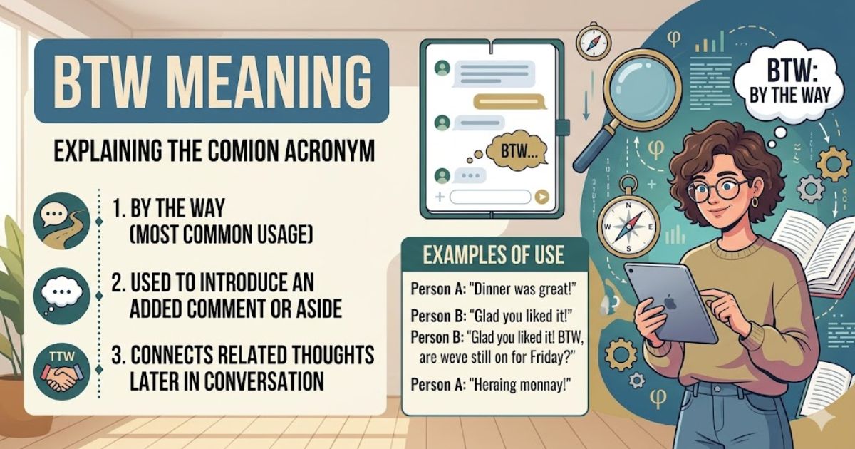 BTW Meaning