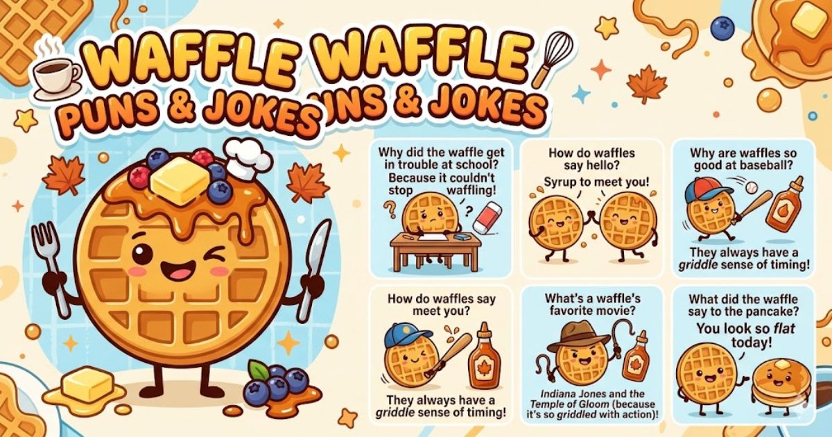 Waffle Puns and Jokes