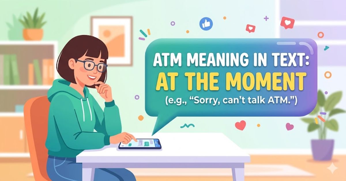 ATM Meaning in Text