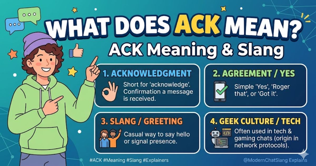 Ack Meaning