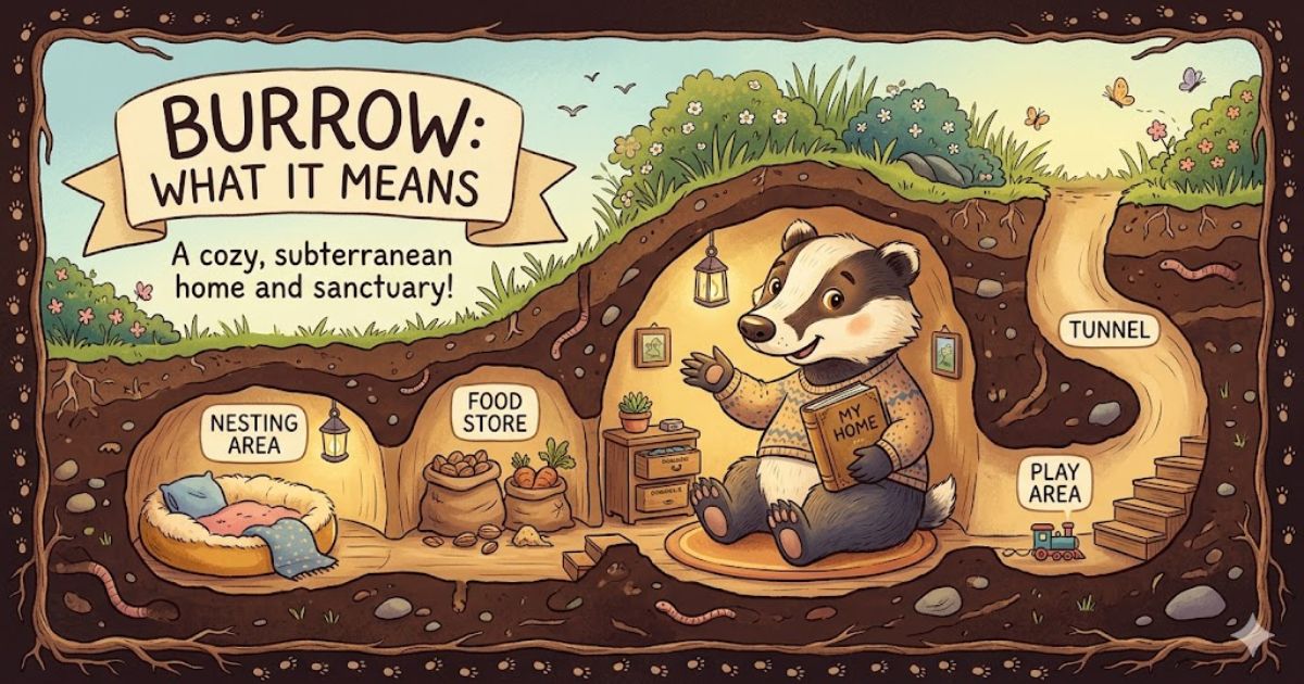 Burrow Meaning