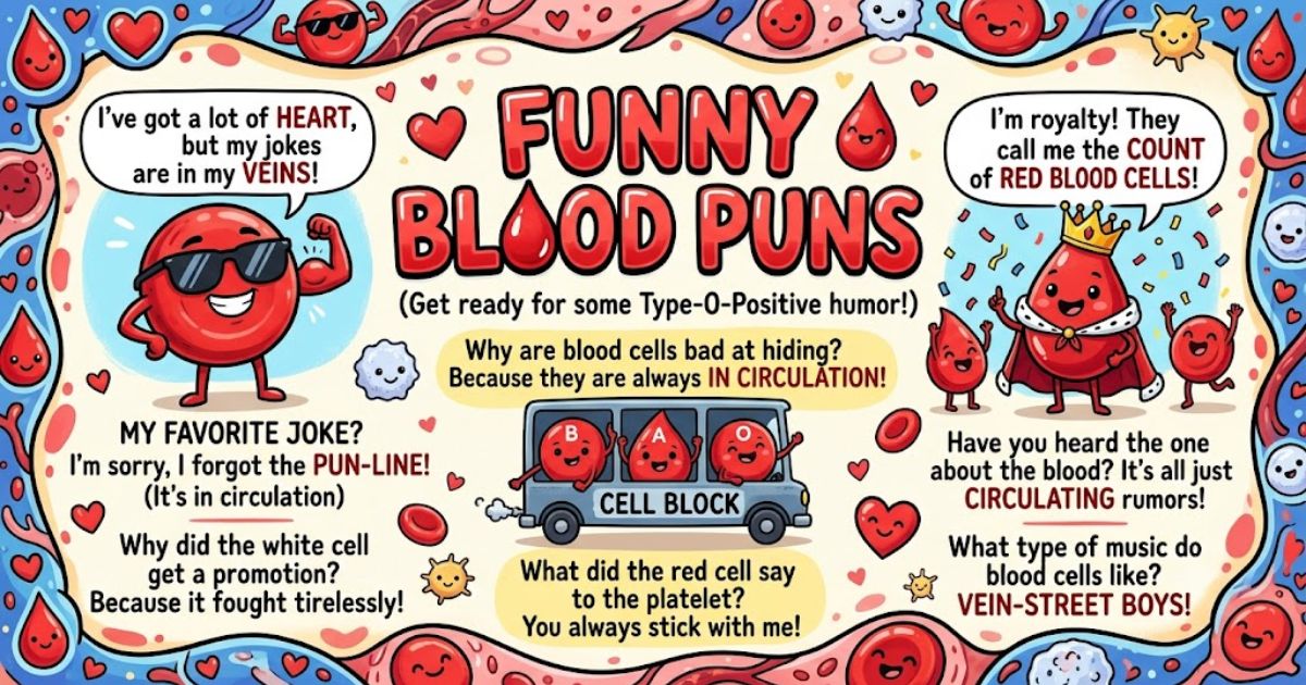 Funny Blood Puns