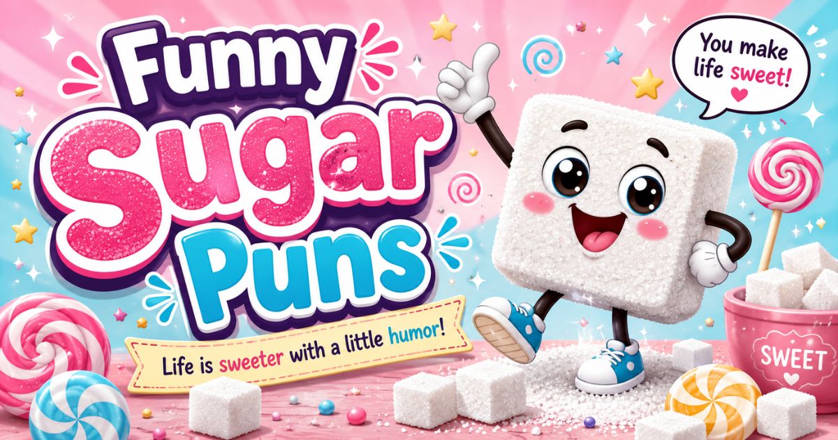 Funny Sugar Puns