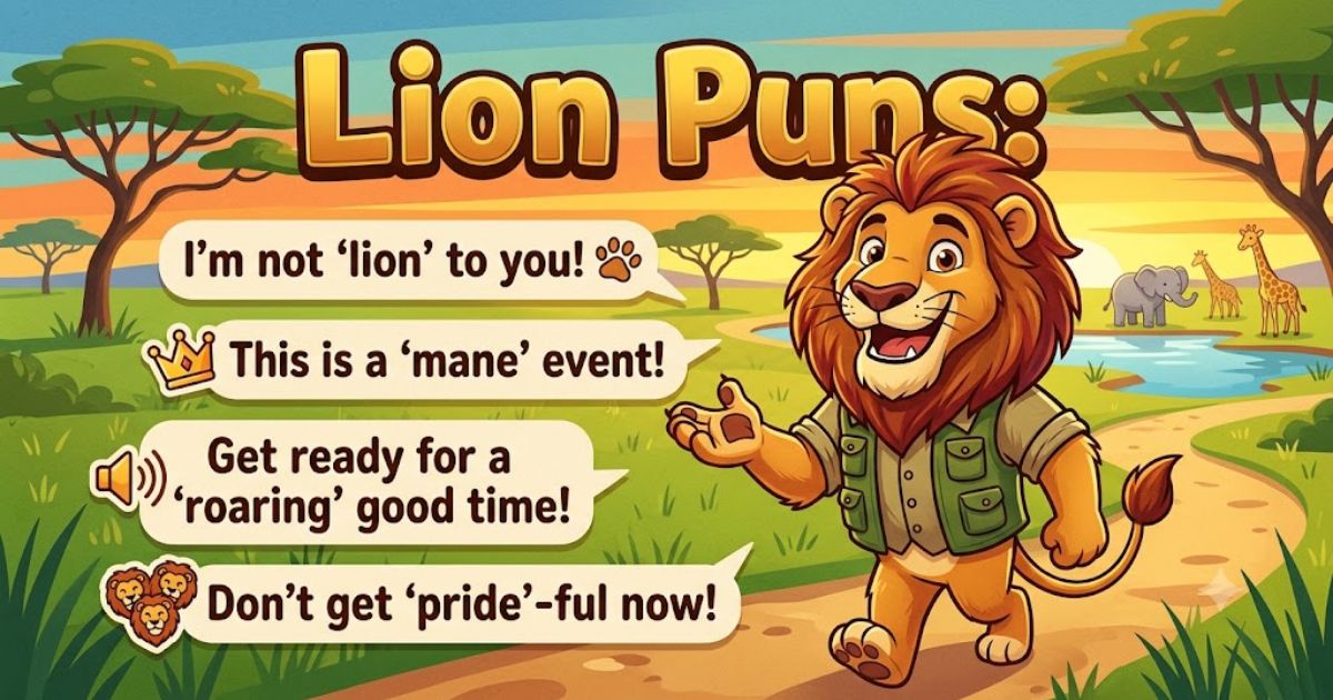 Lion Puns