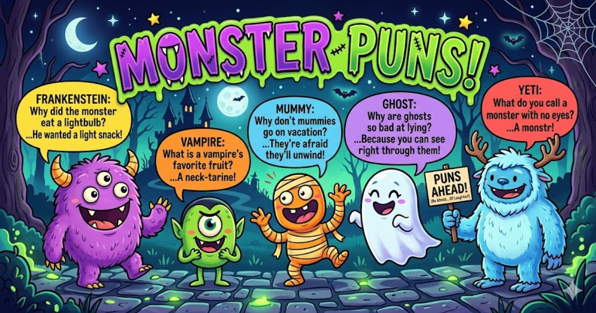 Monster Puns