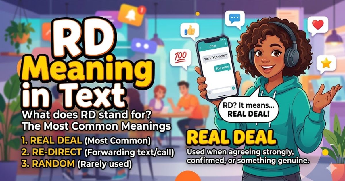 RD Meaning in Text