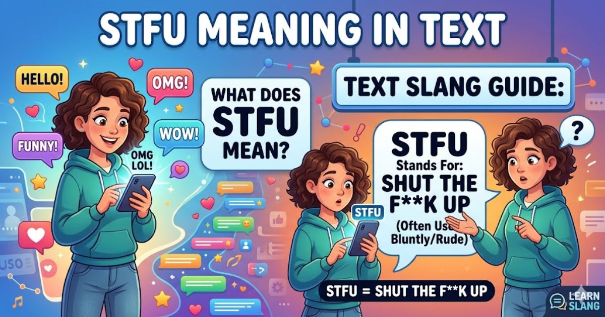 STFU Meaning in Text