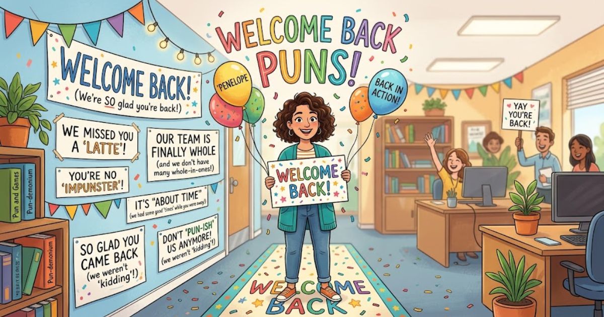 Welcome Back Puns