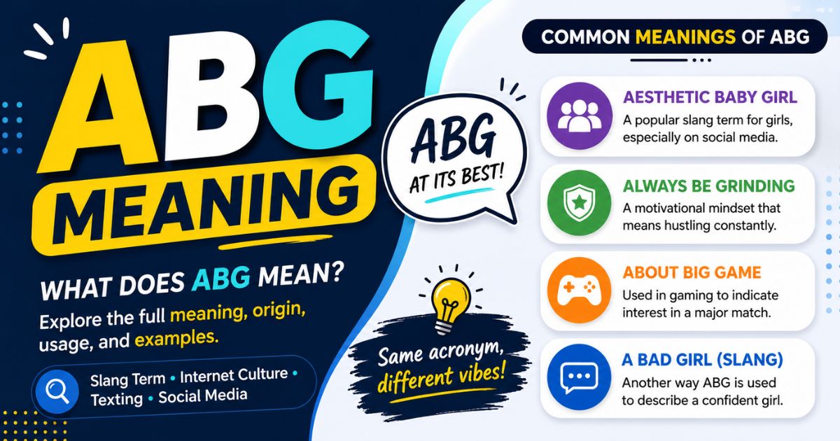 ABG Meaning