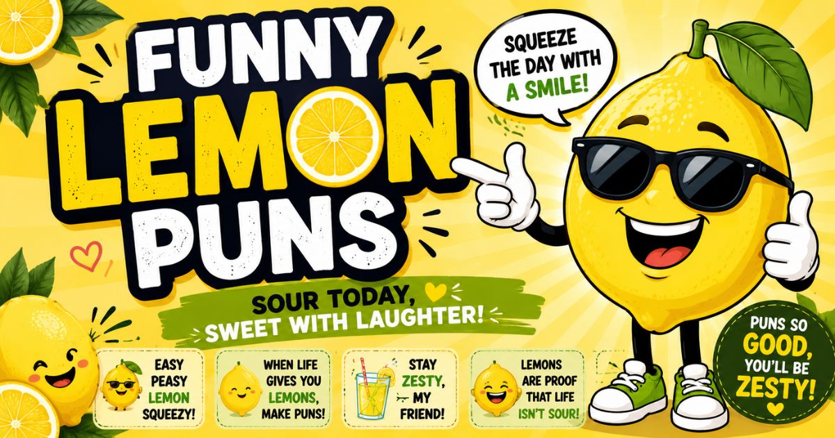 Funny Lemon Puns