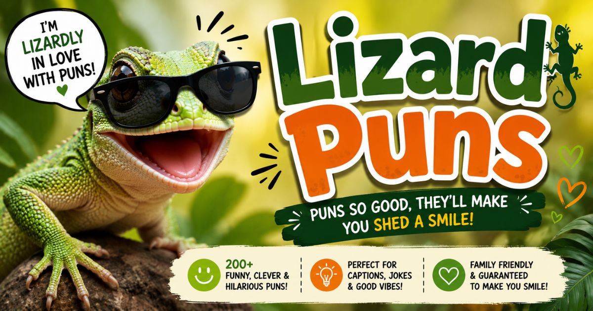 Lizard Puns