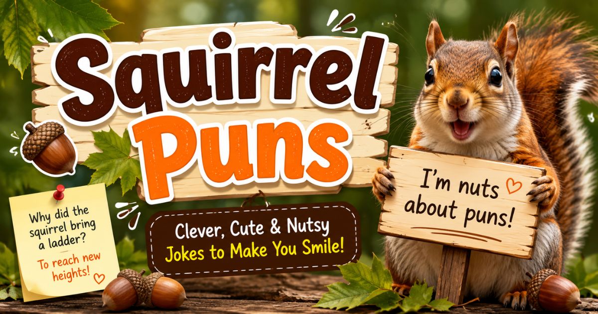 Squirrel Puns