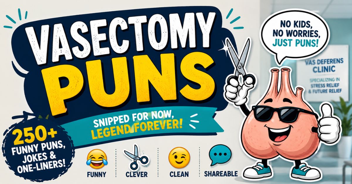Vasectomy Puns