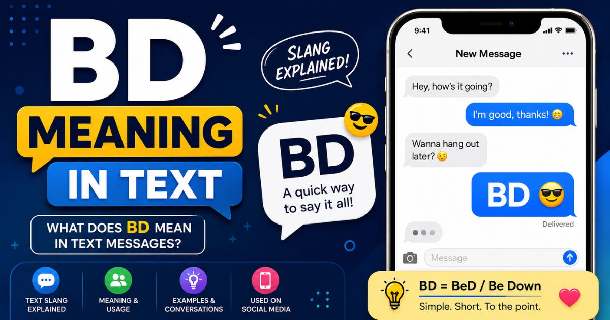 BD Meaning