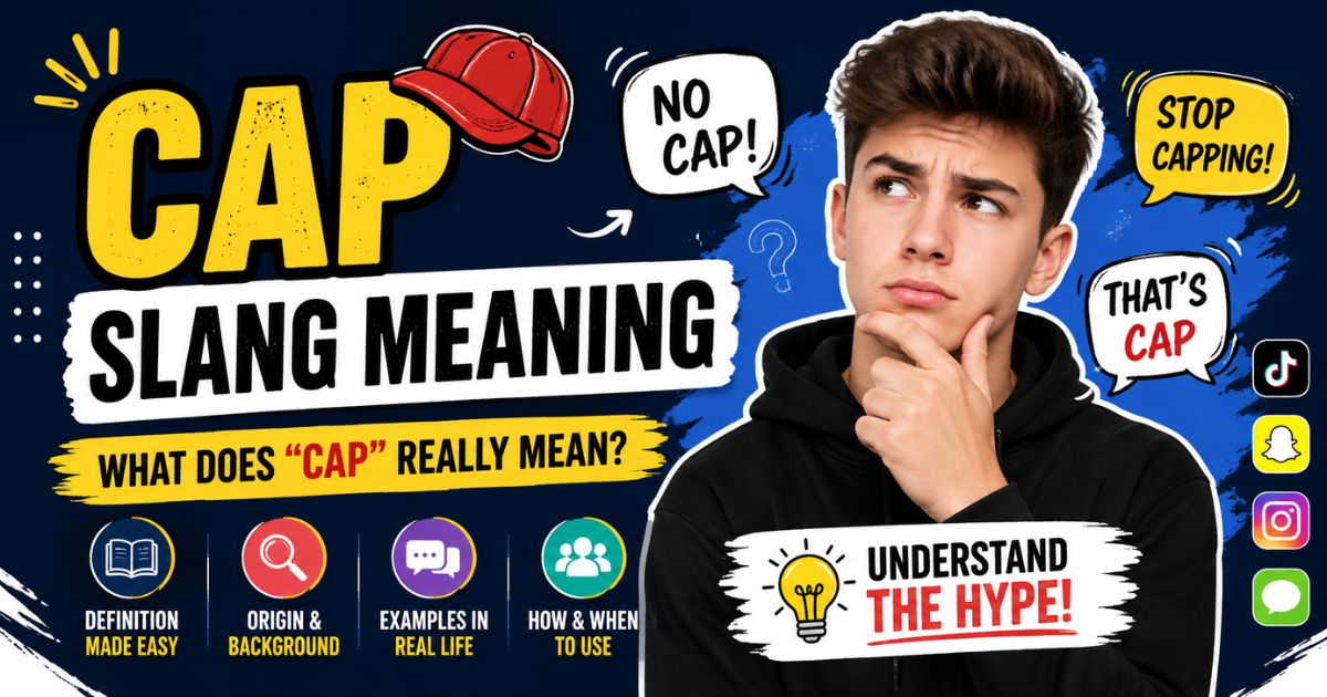 Cap Slang Meaning