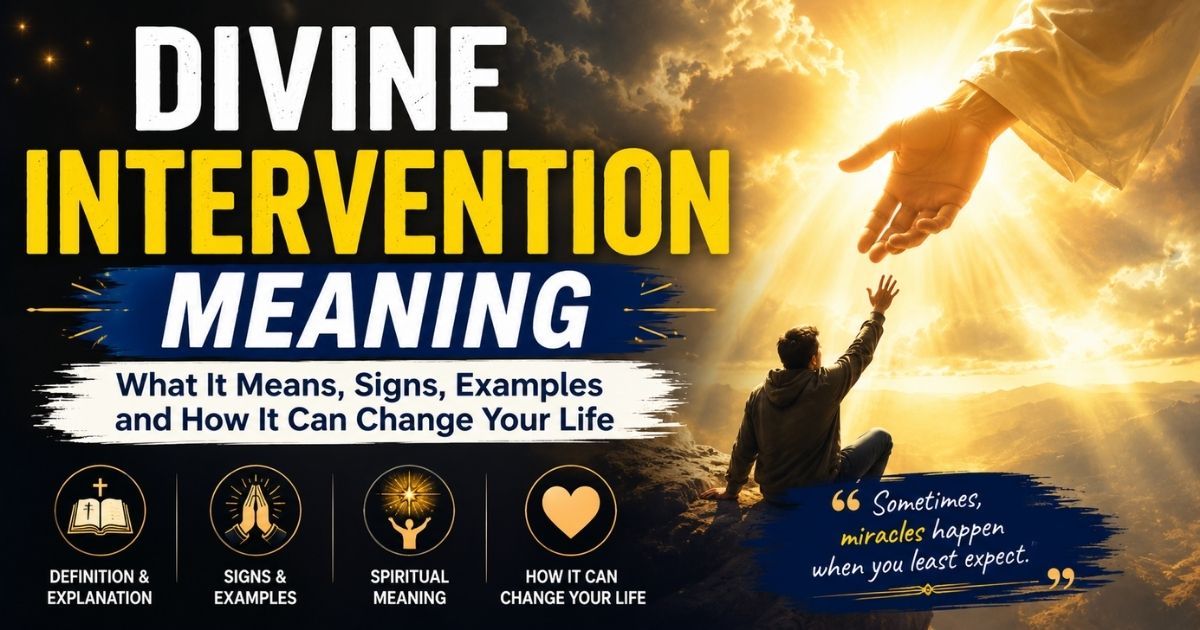 Divine Intervention Meaning