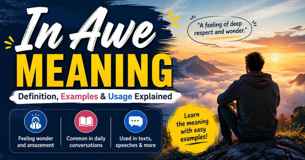 In Awe Meaning