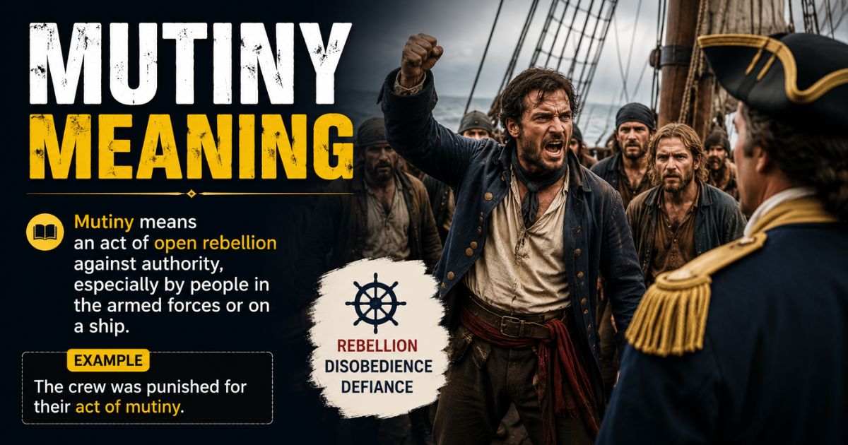 Mutiny Meaning