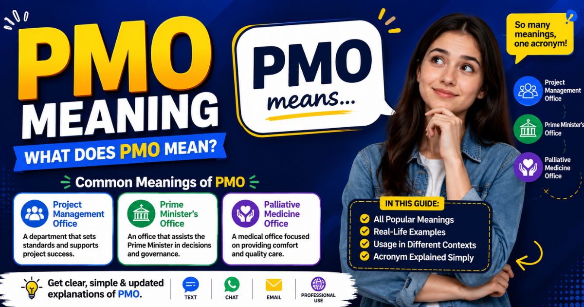 PMO Meaning