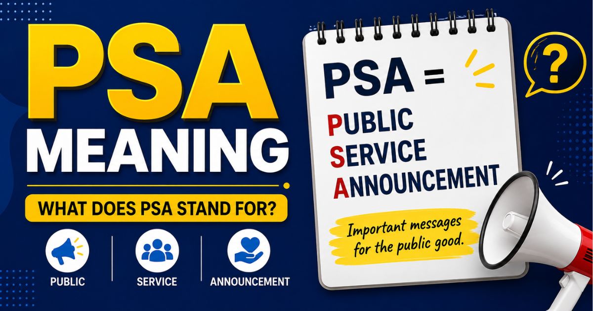 PSA meaning