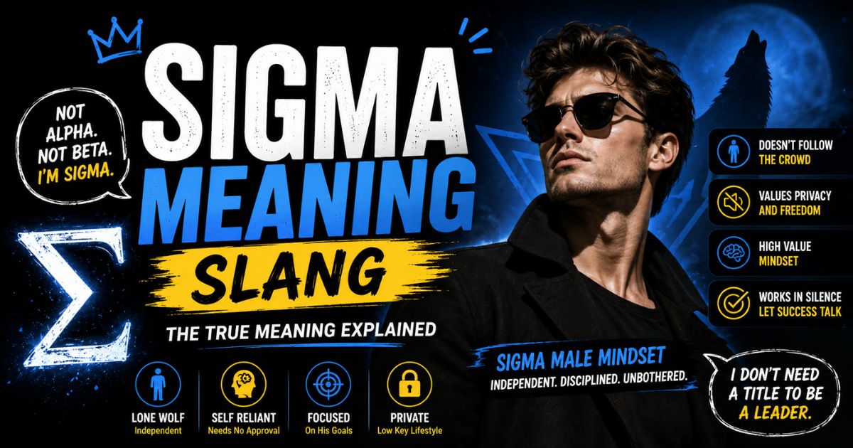 Sigma Meaning Slang