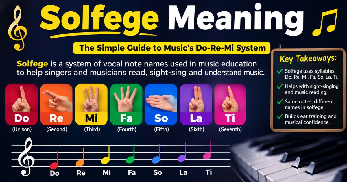 Solfege Meaning
