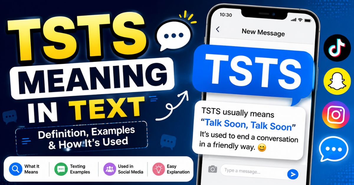 TSTS Meaning in Text
