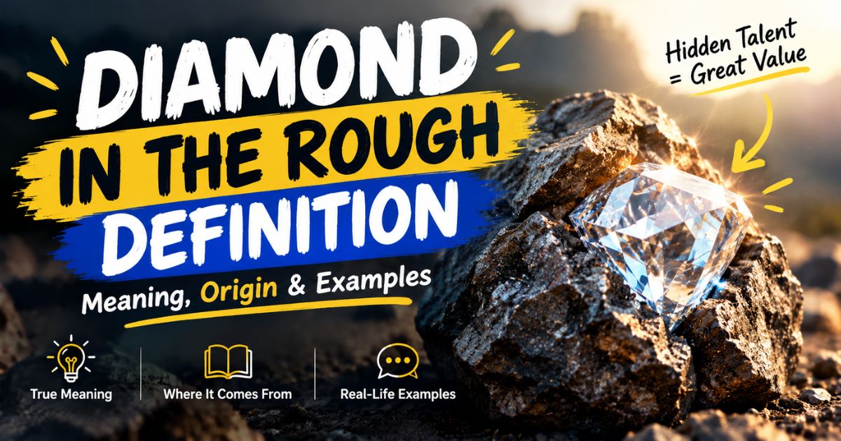 Diamond in the Rough Definition