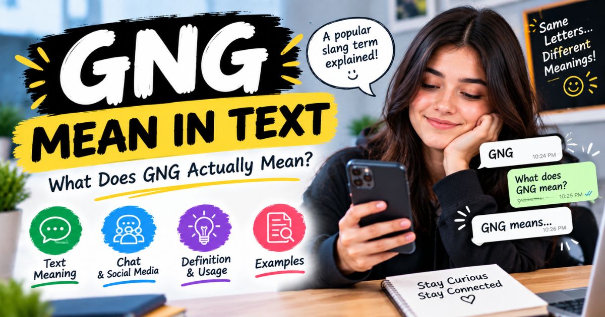 GNG Mean in Text