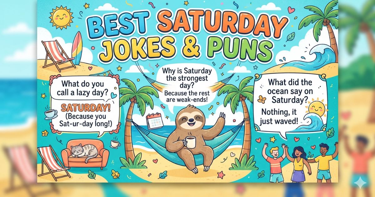 Best Saturday Jokes and Puns
